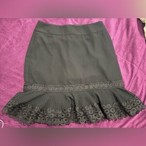 Review Black Satin Skirt